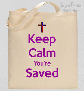 You Are Saved By Grace Tote Bag