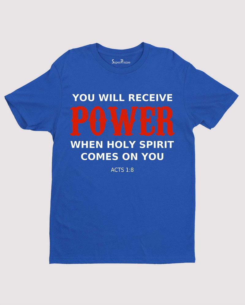 Christian Faith Men Spiritual Jesus Prayer T Shirt Holy Spirit